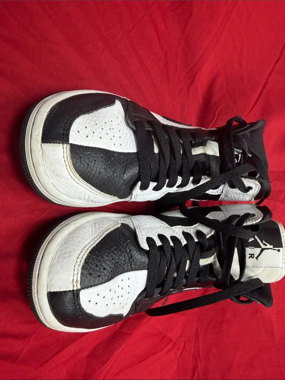 Jordan Retro High Top Sneakers Black and White